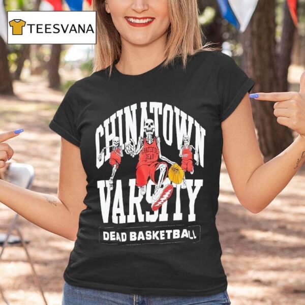 Chinatown Varsity Grateful Dead Skeleton T Shirt