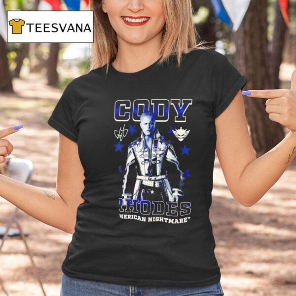 Cody Rhodes American Nightmare Signature Graphic T Shirt