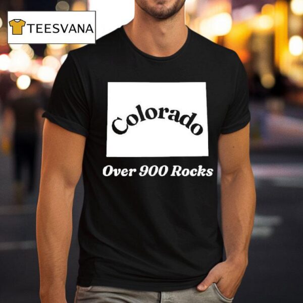 Colorado Over Rocks T Shirt