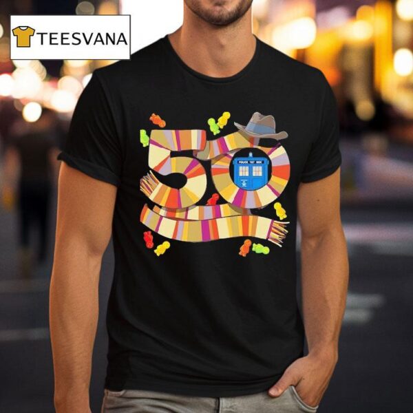 Doctor Who Years Of The Scarf T Shirt