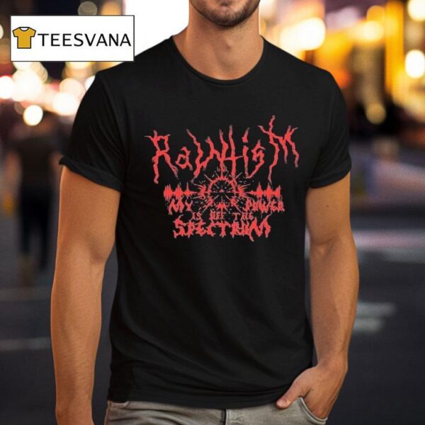 Dom Mazzetti Rawtism Power Off The Spectront Fitted T Shirt
