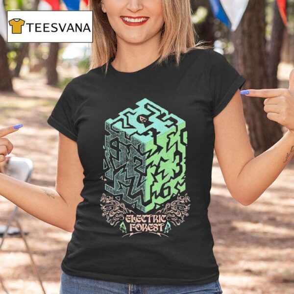 Electric Forest Wild Optimists Puzzle T Shirt