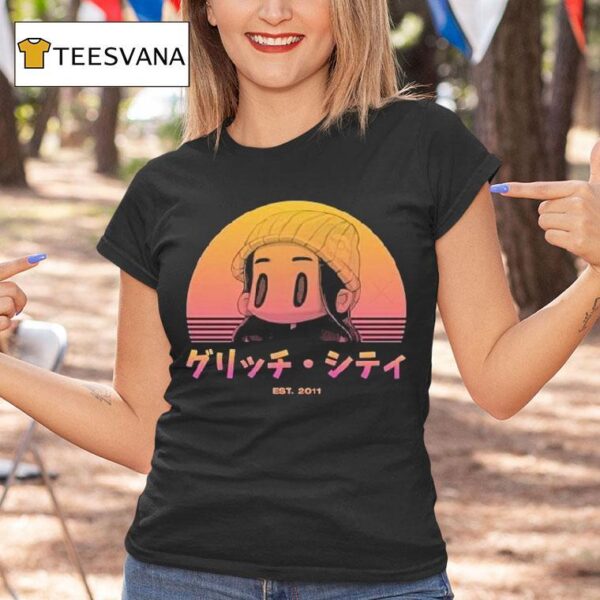 Glitchxcity Sunset Est T Shirt