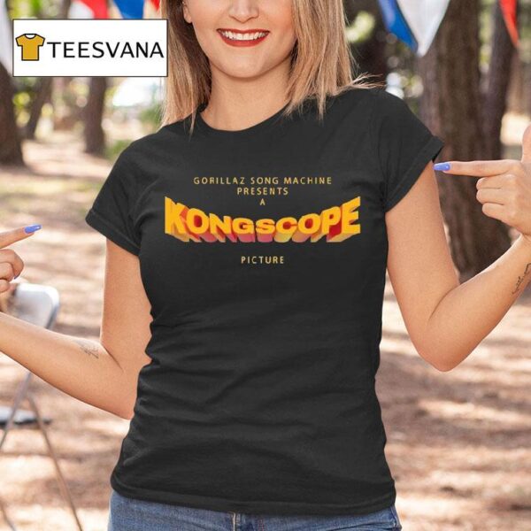 Gorillaz Song Machine Presents A Kongscope Picture T Shirt
