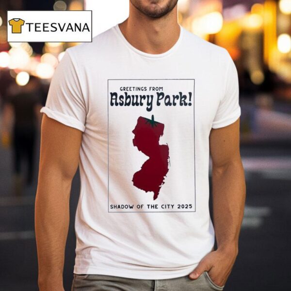 Greetings From Asbury Park Shadow Of The City T Shirt