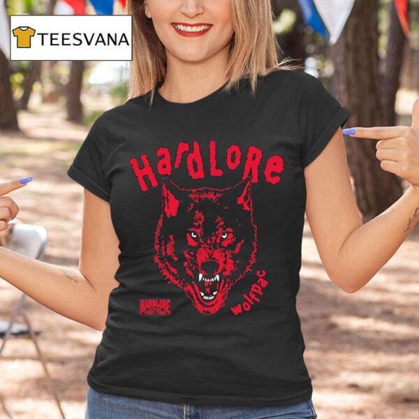 Hardlore Wolfpac From Tour T Shirt