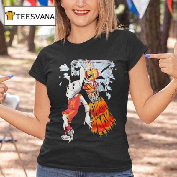 Houston Rockets Throwback Basketball T Shirt
