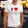 I Love Waterboarding Children T Shirt