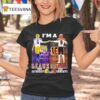 I M A Daniels Lsu Tigers On Saturdays X Burrow Cincinnati Bengals On Sundays Fan Signature T Shirt