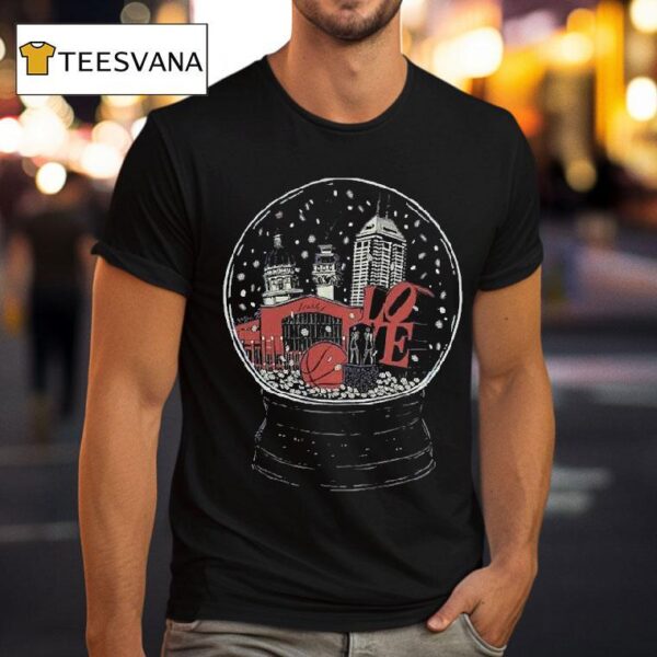 Indianapolis Indy Snow Globe T Shirt