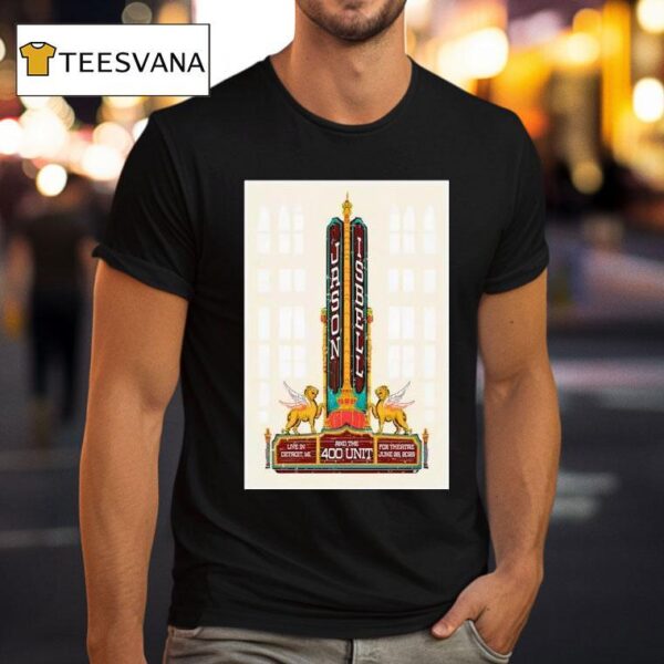Jason Isbell And The Unit Detroit Mi June Live T Shirt
