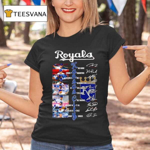 Kansas City Royals Signatures Team T Shirt