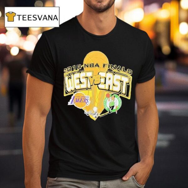 Los Angeles Lakers Vs Boston Celtics West Vs East Nba Finals Vintage T Shirt