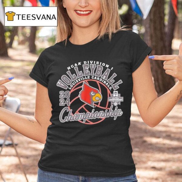 Louisville Cardinals Championship Women S Volleyball T Shirt