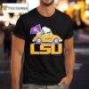Lsu Tiger Snoopy And Woodstock Driving Car T Shirt
