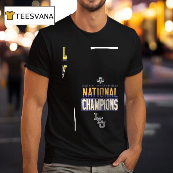 Lsu Tigers National Champions Ncaa Division I Baseball T Shirt