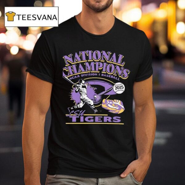 Lsu Tigers National Champions Ncaa Division I Baseball T Shirt