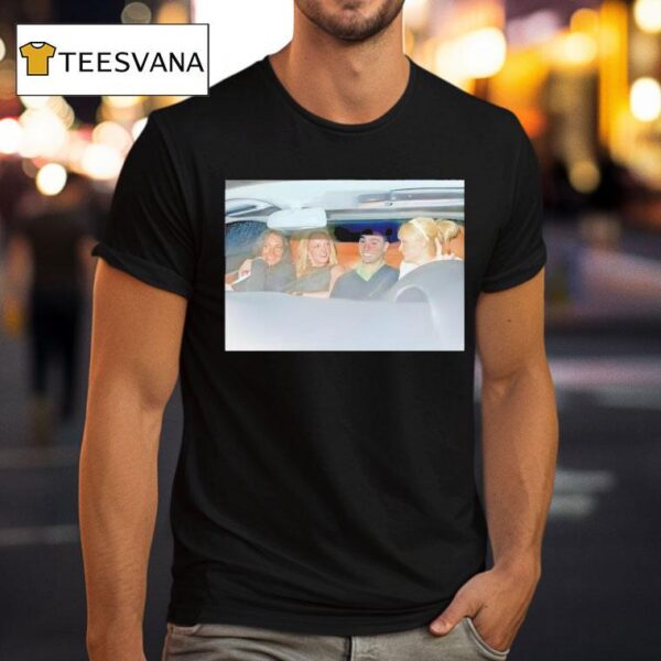 Luigi Mangione Car With Girls T Shirt