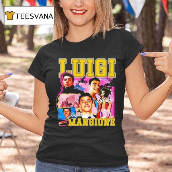 Luigi Mangione Deny Defend Depose Graphic T Shirt