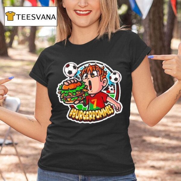 Lukas Burgerpommes Fussball S T Shirt