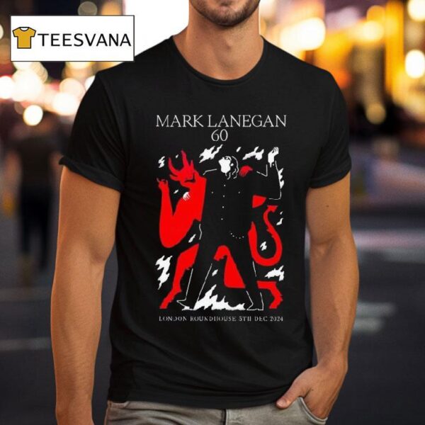 Mark Lanegan At Roundhouse In London Uk On Dec Tour T Shirt