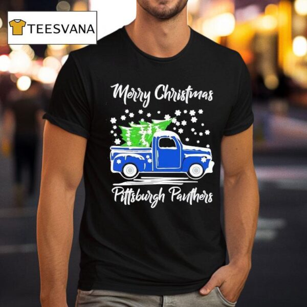 Merry Christmas Pittsburgh Panthers T Shirt