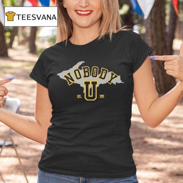 Michigan Tech Basketball Nobody U T Shirt