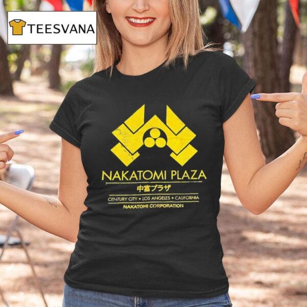 Nakatomi Plaza Logo Vintage T Shirt