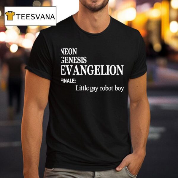Neon Genesis Evangelion Finale Little Gay Robot Boy T Shirt