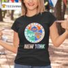 New York Knicks X New York Mets X New York Jets Team Logo T Shirt