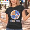 New York Knicks X New York Rangers X New York Yankees X New York Mets Team Logo T Shirt