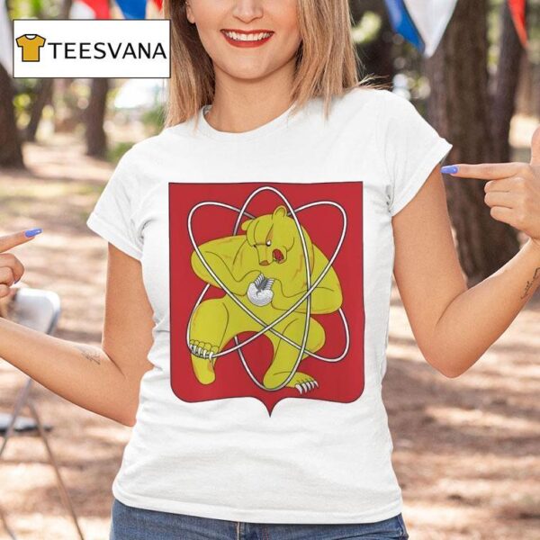 Nuclear Bear Cartoon T Shirt