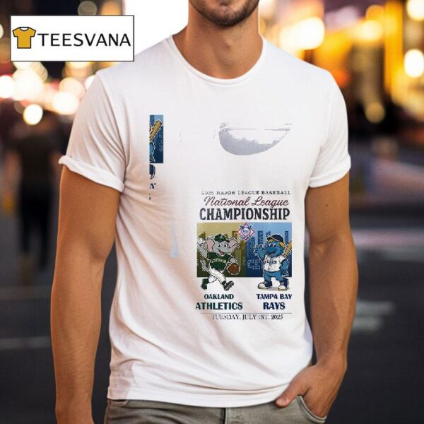 Oakland Athletics Vs Tampa Bay Rays Mlb National Championship Mascots T Shirt