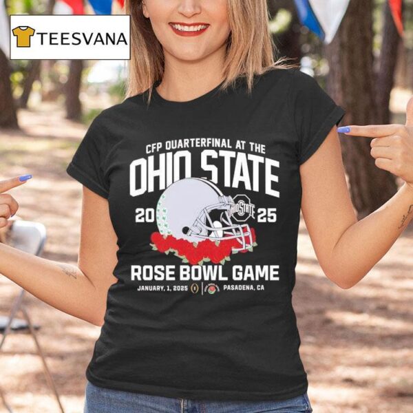 Ohio State Buckeyes Cfp Quarterfinal At The Rose Bowl Game T Shirt