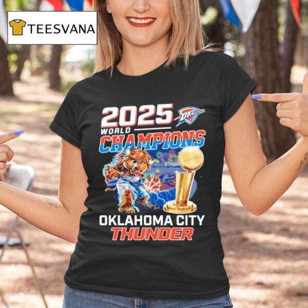 Oklahoma City Thunder World Champions Okc T Shirt