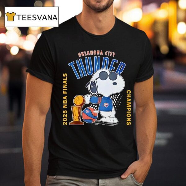 Oklahoma City Thunder Finals Champions Snoopy T Shirt