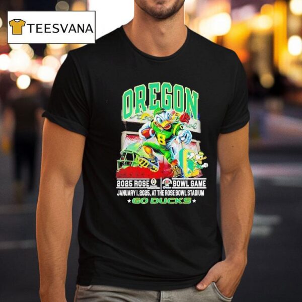 Oregon Ducks Rose Bowl Game Go Ducks T Shirt
