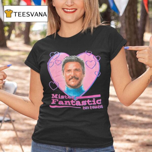 Pedro Pascal Mister Fantastic Reed Richards T Shirt