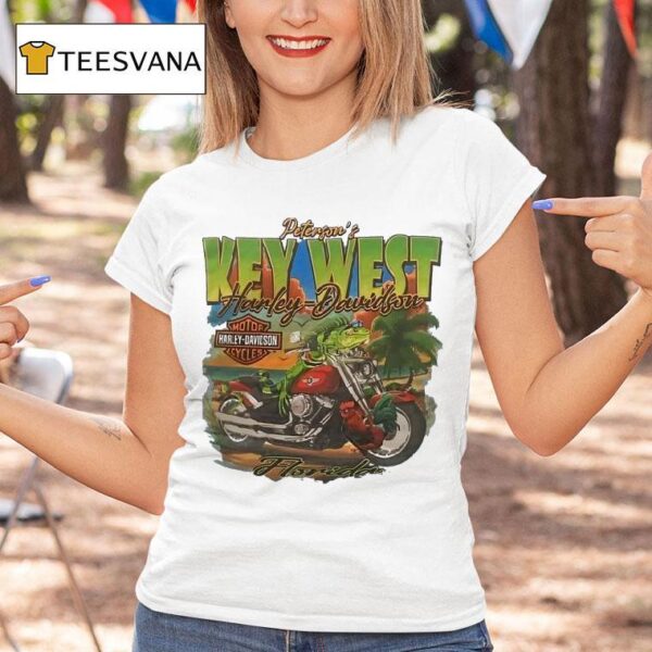 Peterson S Key West Harley Davidson Florida T Shirt