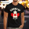 Proud Canadian Strong Elbows Up Canada Est T Shirt