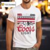 Red White And Coors Light Th Of July T Shirt