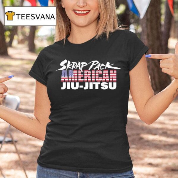 Skrap Pack American Jiu Jitsu Usa T Shirt