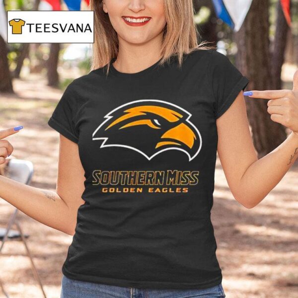 Southern Miss Golden Eagles Logo T Shirt