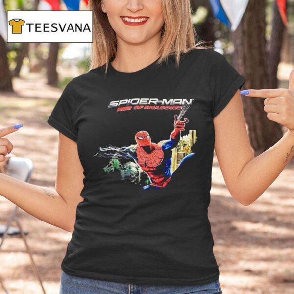 Spiderman Web Of Shadows Cartoon T Shirt