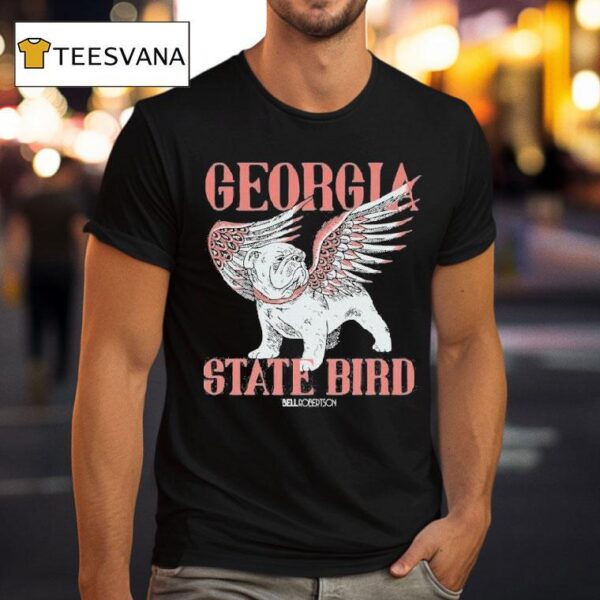 The Georgia State Bird Bella Robertson Bulldog Wing T Shirt