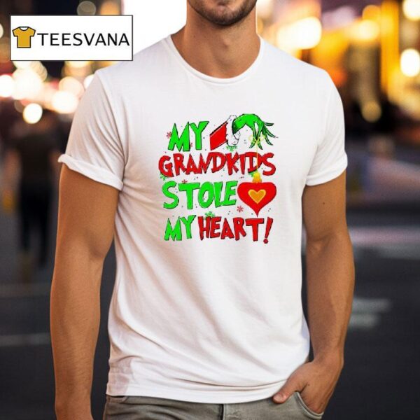 The Grinch My Grandkids Stole My Hear T Shirt