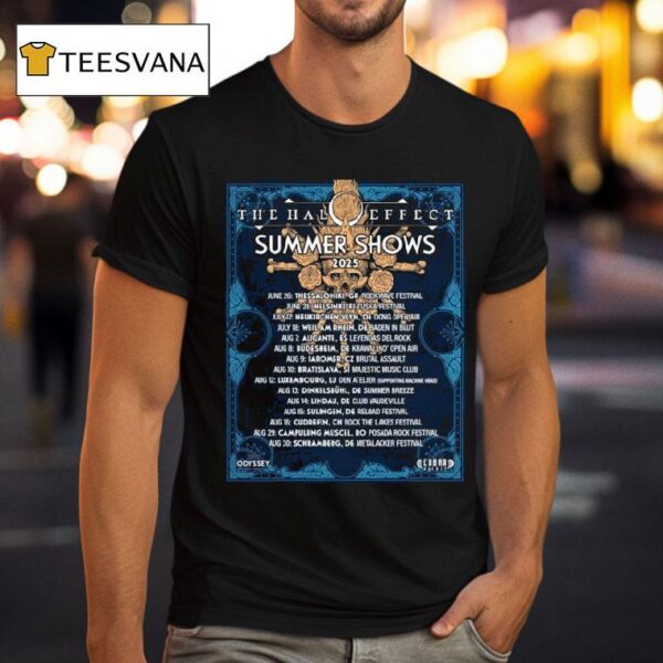 The Halo Effect Summer Shows Tour Dates T Shirt