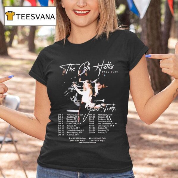 The Oh Hellos Celebrate The Year Anniversary Of Dear Wormwood Fall Tour Dates Yours Truly T Shirt
