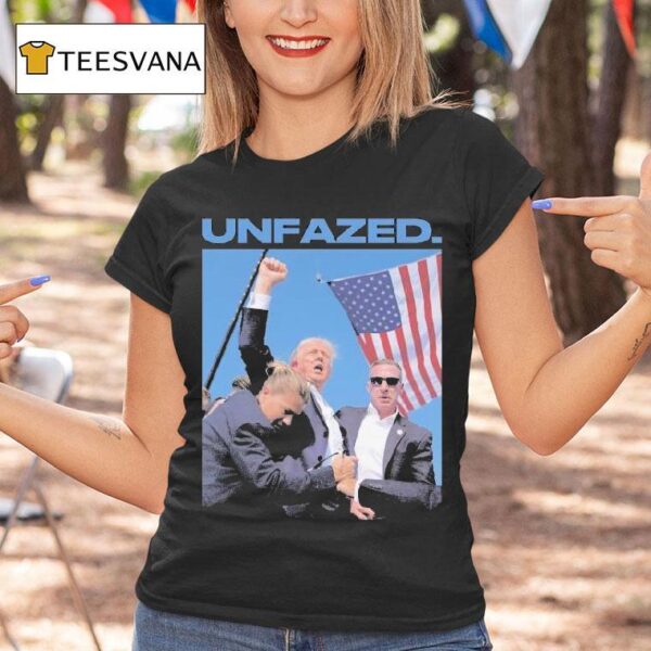 Trump Shooting Unfazed Iconic T Shirt