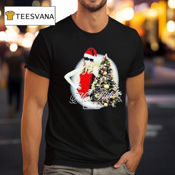 Victoria Miss Btch Santa Xmas T Shirt